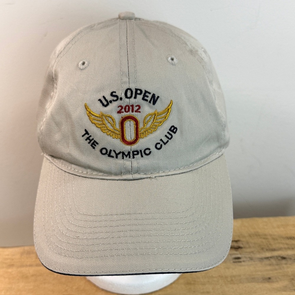 USGA 2012 U.S. Open The Olympic Club Member Golf Hat Tan Adjustable Cap